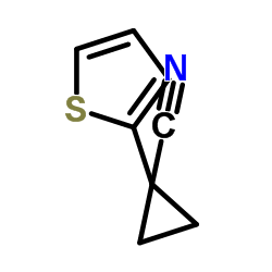 1-(噻吩-2-基)环丙烷甲腈结构式