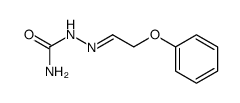 Phenoxyacetaldehyde semicarbazone Structure
