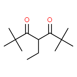 3,5-Heptanedione, 4-ethyl-2,2,6,6-tetramethyl-结构式