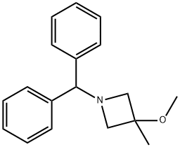 1-benzhydryl-3-methoxy-3-methylazetidine结构式