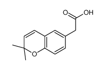 2-(2,2-dimethylchromen-6-yl)acetic acid结构式