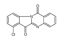 7-chloroindolo[2,1-b]quinazoline-6,12-dione结构式