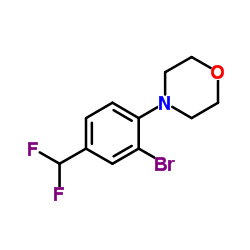 4-(2-bromo-4-(difluoromethyl)phenyl)Morpholine图片