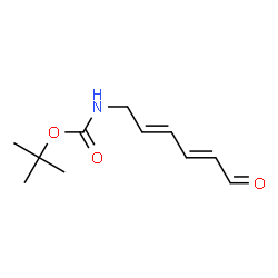 Carbamic acid, (6-oxo-2,4-hexadienyl)-, 1,1-dimethylethyl ester, (E,E)- (9CI) Structure