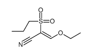 3-ETHOXY-2-(PROPYLSULFONYL)ACRYLONITRILE picture
