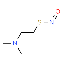 Thionitrous acid (HNOS), S-[2-(dimethylamino)ethyl] ester (9CI)结构式