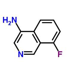 8-氟异喹啉-4-胺结构式
