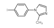 1-(4-碘苯基)-2-甲基-1H-咪唑结构式