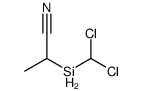 2-(dichloromethylsilyl)propanenitrile结构式