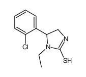 5-(2-chlorophenyl)-1-ethylimidazolidine-2-thione结构式