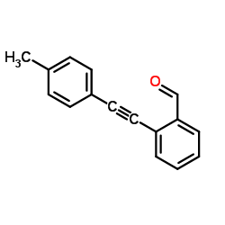 2-p-Tolylethynyl-benzaldehyde Structure