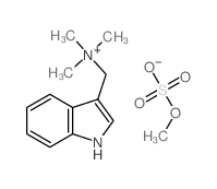 1H-indol-3-ylmethyl-trimethyl-azanium; sulfooxymethane picture