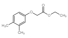 (3,4-dimethyl-phenoxy)-acetic acid ethyl ester structure