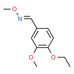 Benzaldehyde, 4-ethoxy-3-methoxy-, O-methyloxime (9CI) Structure