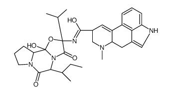 5'alpha(S)-sec-butyl-12'-hydroxy-2'-isopropylergotaman-3',6',18-trione Structure