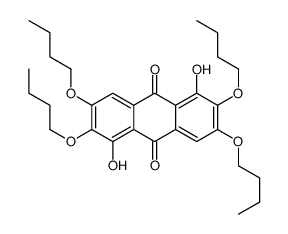 2,3,6,7-tetrabutoxy-1,5-dihydroxyanthracene-9,10-dione Structure