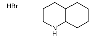 1,2,3,4,4a,5,6,7,8,8a-decahydroquinoline,hydrobromide结构式