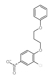 2-chloro-4-nitro-1-(3-phenoxypropoxy)benzene Structure