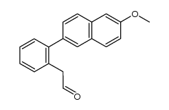 2-(6-methoxy-2-naphthyl)phenylacetaldehyde Structure