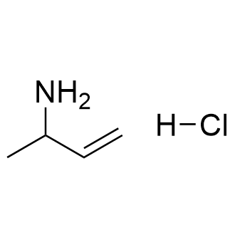 But-3-en-2-amine hydrochloride Structure