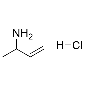 But-3-en-2-amine hydrochloride structure