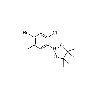 2-(4-Bromo-2-chloro-5-methylphenyl)-4,4,5,5-tetramethyl-1,3,2-dioxaborolane picture