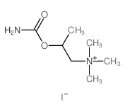 2-carbamoyloxypropyl(trimethyl)azanium,iodide结构式