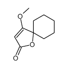 4-methoxy-1-oxaspiro[4.5]dec-3-en-2-one结构式