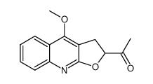 1-(4-methoxy-2,3-dihydro-furo[2,3-b]quinolin-2-yl)-ethanone Structure