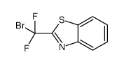 2-(bromodifluoromethyl)benzo[d]thiazole结构式