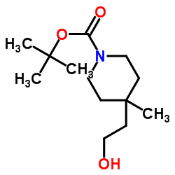4-(2-羟基乙基)-4-甲基哌啶-1-羧酸叔丁酯图片