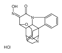 Strychnidine-10,11-dione, 11-oxime, monohydrochloride Structure