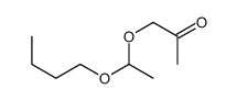 1-(1-butoxyethoxy)propan-2-one Structure