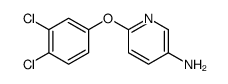 6-(3,4-dichlorophenoxy)pyridin-3-amine结构式