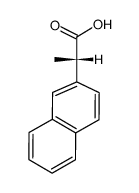 (S)-α-(2-naphthyl)propionic acid Structure