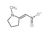 1-methyl-2-(nitromethylene)pyrrolidine结构式