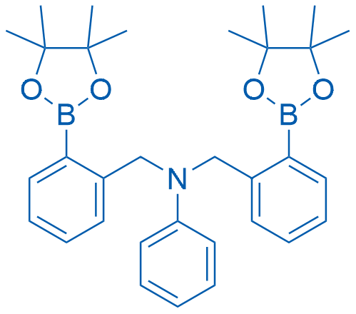 N,N-双(2-(4,4,5,5-四甲基-1,3,2-二氧硼杂环戊烷-2-基)苄基)苯胺图片