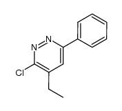 3-chloro-4-ethyl-6-phenylpyridazine Structure