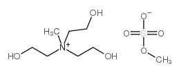 tris(2-hydroxyethyl)methylammonium methyl sulphate structure