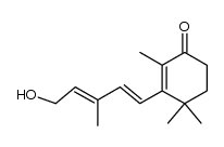 (2E,4E)-3-Methyl-5-(2,6,6-trimethyl-3-oxo-1-cyclohexenyl)-2,4-pentadiene-1-ol structure