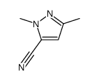 1,3-dimethyl-1H-pyrazole-5-carbonitrile Structure