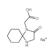 2-(2-oxo-1,4-diazaspiro[4.5]dec-1-yl)acetic acid结构式