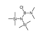 N-[[bis(trimethylsilyl)amino]-chloroboranyl]-N-methylmethanamine结构式