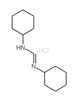 Methanimidamide,N,N'-dicyclohexyl-, hydrochloride (1:1) Structure