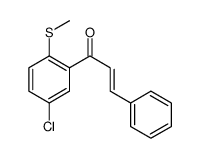 1-(5-chloro-2-methylsulfanylphenyl)-3-phenylprop-2-en-1-one Structure