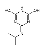 6-(propan-2-ylamino)-1H-1,3,5-triazine-2,4-dione结构式