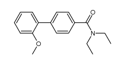 2-(4-Diethylcarbamoylphenyl)anisole结构式