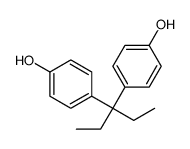 4-[3-(4-hydroxyphenyl)pentan-3-yl]phenol Structure