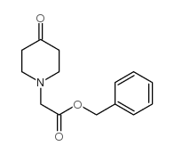 1-BENZYLOXYCARBONYLMETHYL-4-PIPERIDINONE结构式