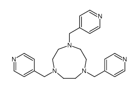 1,4,7-tris(pyridin-4-ylmethyl)-1,4,7-triazonane结构式